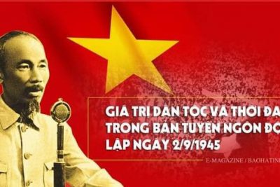 GIÁ TRỊ DÂN TỘC VÀ THỜI ĐẠI TRONG BẢN TUYÊN NGÔN ĐỘC LẬP 2/9/1945