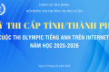 Kỳ thi IOE – Olympic Tiếng Anh trên Internet cấp tỉnh tại hội đồng thi Trường tiểu học Trà Xuân